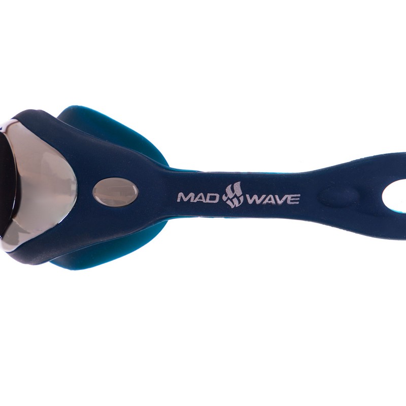 Окуляри для плавання дорослі дзеркальні лінзи MadWave Vanish Mirror M042609