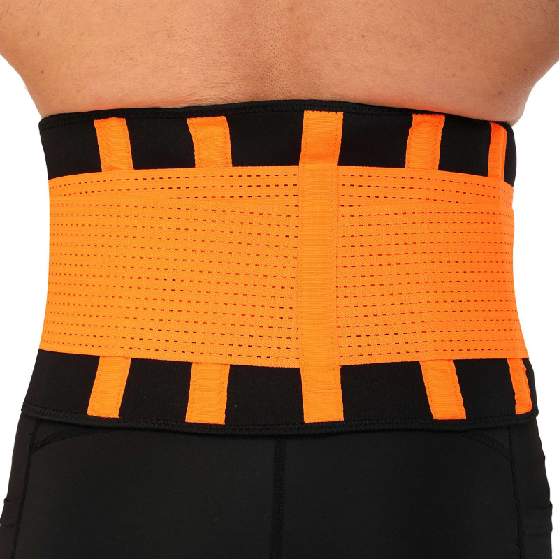 Пояс корсетний для спорту Екстрим Пауер Белт (extreme power belt) Hot Shapers 6606-1 S-XL Помаранчевий