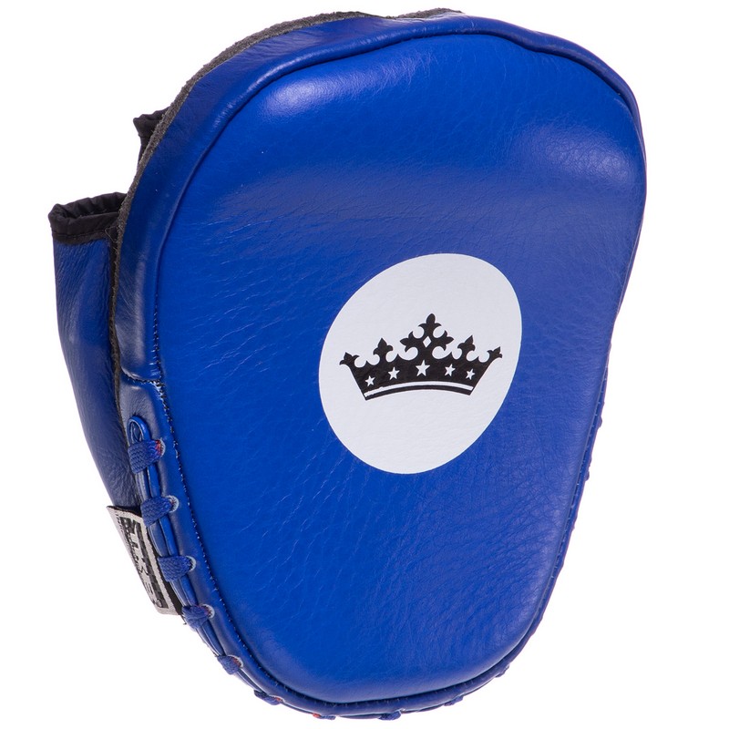 Міні-лапа боксерська зігнута тренувальна шкіра TOP KING Light Weight TKFML 18x15x4см 2штуки