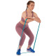 Гума петля для підтягувань та тренувань стрічка силова Sport Fitness LINE FI-9584-4 50-75кг блакитний
