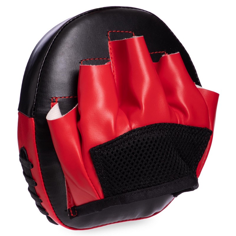Міні-лапа боксерська вигнута тренувальна PU MAXXMMA MP04 15x15x4см 2штуки