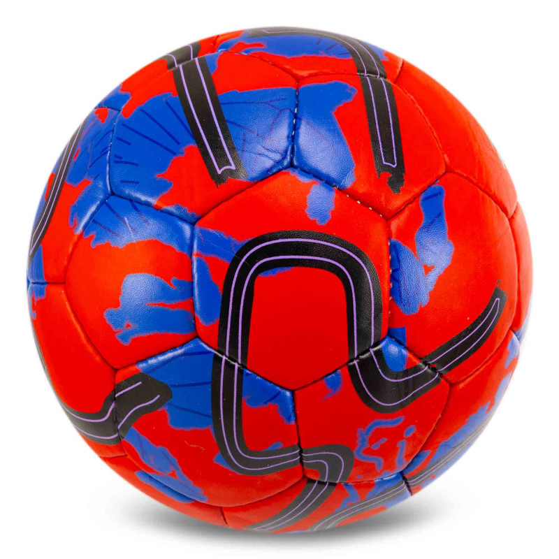 М'яч футбольний SOCCERMAX BARCELONA FB-0047-814 №5 PU червоний-синій