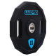 Блини диски поліуретанові 2 Handle металева втулка LiveUp LP8023-10 ø51мм 10кг чорний