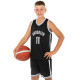 Форма баскетбольна дитяча NBA клуб Brooklyn Nets 11 3578 S-2XL Чорний-білий