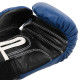 Рукавиці боксерські на липучці шкіряні BOXER 2023 10-12унцій Синій-чорний