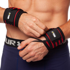 Бинти кистьові для жиму STRENGTH WRIST WRAPS MUTE 9905-1 2штуки