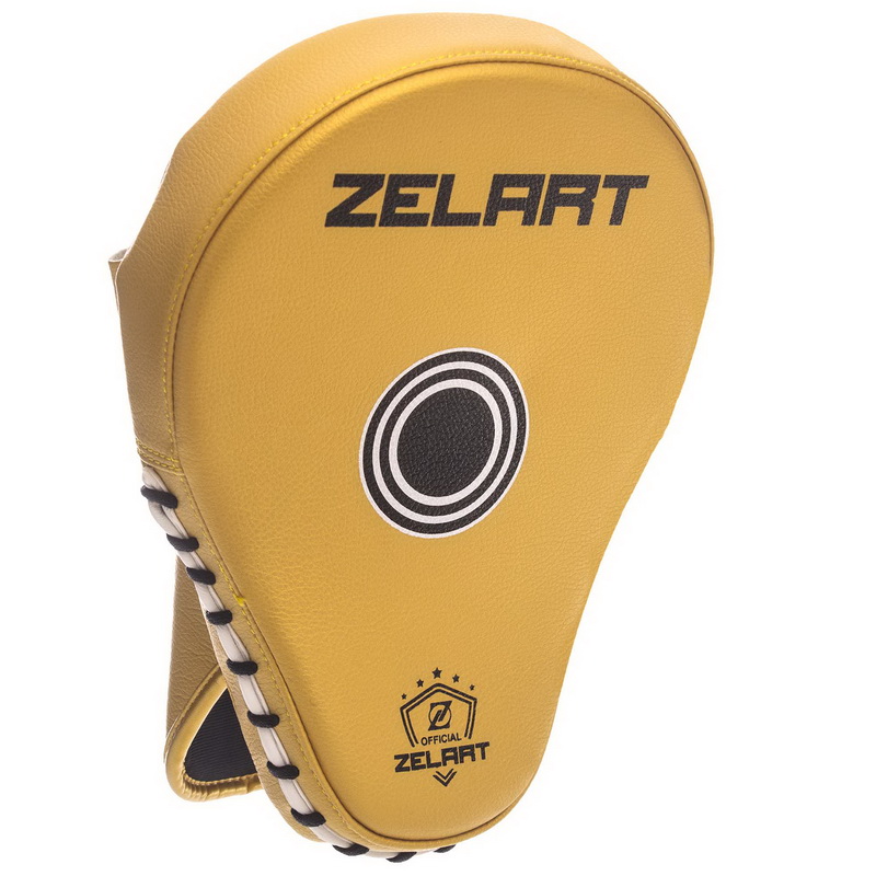 Лапа боксерська вигнута тренувальна PU ZELART BO-1350 25x19x4см 2штуки