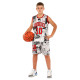 Форма баскетбольна дитяча NBA клуб Shuhoku 10 BA-6609 S-2XL білий-червоний