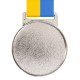 Медаль спортивна зі стрічкою Sport UKRAINE з українською символікою C-6834 ø5см золото, срібло, бронза