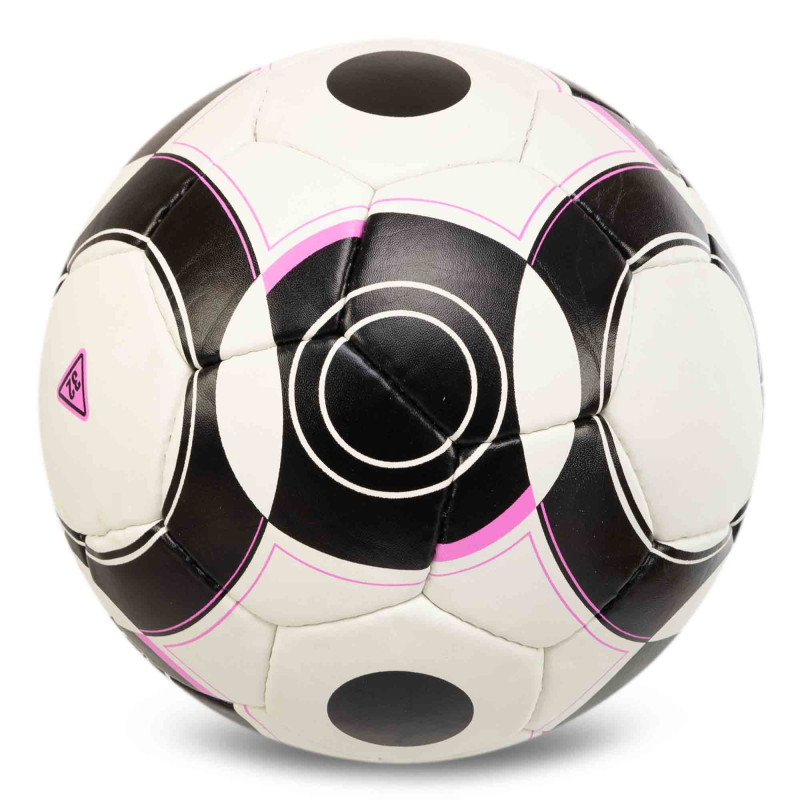 М'яч футбольний BALLONSTAR JUVENTUS FB-7583 №5 PU білий-чорний-рожевий
