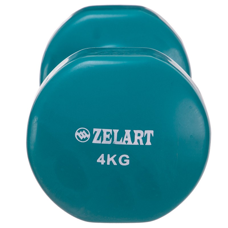 Гантелі для фітнесу вінілові Zelart Beauty TA-5225-4 2шт 4кг