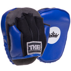 Міні-лапа боксерська зігнута тренувальна шкіра TOP KING Light Weight TKFML 18x15x4см 2штуки