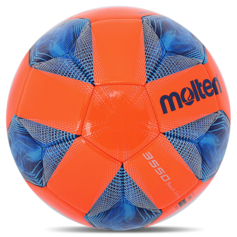 М'яч футбольний пляжний MOLTEN Beach Soccer F5A3550OB №5 PU