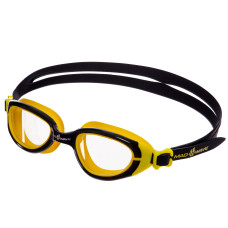 Окуляри для плавання юніорські MadWave UV BLOKER JUNIOR M041303 чорний-жовтий