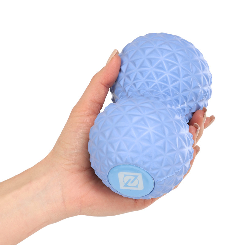 М'яч масажний подвійний для МФР та самомасажу Duoball Zelart FI-7693 ø8см
