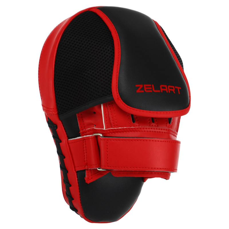Лапа боксерська вигнута тренувальна PU ZELART BO-9057 26x19,5x8см 2штуки