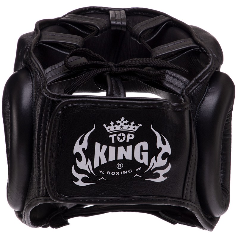 Шолом боксерський з бампером шкіряний TOP KING Pro Training TKHGPT-OC S-XL Червоний