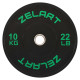 Бамперні диски гумові Bumper Plates Zelart TA-4790-10 51мм 10кг чорний-зелений