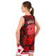 Форма баскетбольна дитяча NBA клуб Chicago Bulls 23 BA-6625 S-2XL чорний-червоний Червоний-чорний