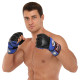 Рукавиці для змішаних єдиноборств MMA TWINS GGL-4 M-XL Чорний-червоний