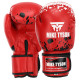 Рукавиці боксерські на липучці PVC MIKE TYSON MA-4263 10-14унцій Червоний