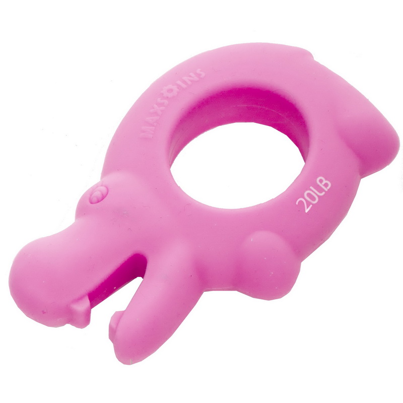 Еспандер кистьовий кільце Sport HIPPOPOTAMUS FI-5511-20LB навантаження 9кг рожевий