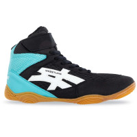 Борцівки взуття для боротьби Wrestling DIFENO W-4010-4 розмір 36-40 чорний-м'ятний