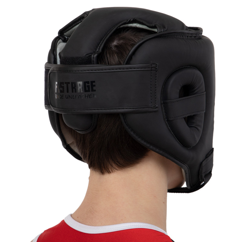 Шолом боксерський відкритий FLEX FISTRAGE VL-8480-FLEX S-L чорний