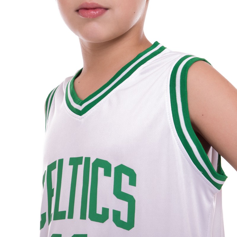 Форма баскетбольна дитяча NBA клуб Boston Celtics 11 BA-0967 S-2XL Білий-зелений