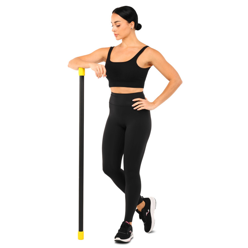 Бодібар Body Bar Zelart FI-4780-5 вага 5кг чорний-жовтий