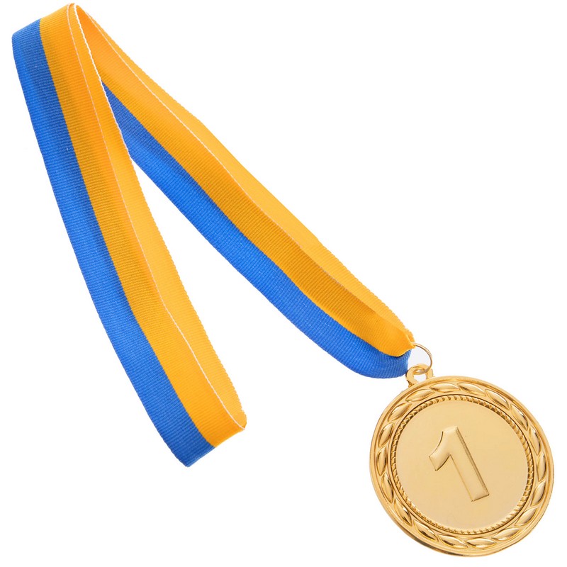 Медаль спортивна зі стрічкою Sport ABILITY C-4841 ø6,5см золото, срібло, бронза