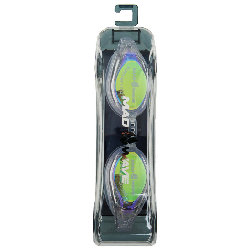 Окуляри для плавання дорослі дзеркальні лінзи MadWave COMPETITION MIRROR AUTOMATIC M043002