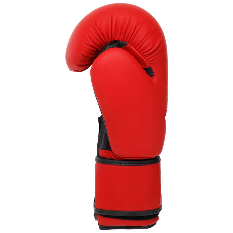 Рукавиці боксерські на липучці PU HARD TOUCH BO-4432 10-14 унцій Чорний-зелений