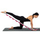 Стрічка стропа з петлями для розтяжки Stretch Strap з дверним якорем Sport PL-1796 14 петель