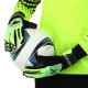 Рукавиці воротарські професійні із захистом пальців SOCCERMAX GK-4317 розмір 7-11 Блакитний-салатовий