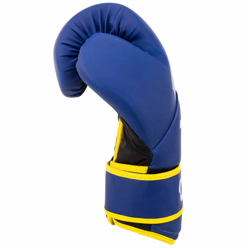 Рукавиці боксерські на липучці PU HARD TOUCH BO-7375 10-14унцій Чорний