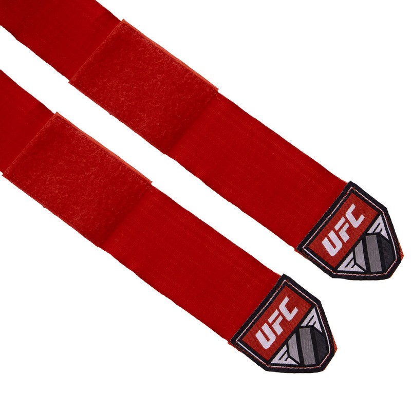Бинти боксерські бавовна з еластаном 2штуки UFC Contender UHK-69770 4,5м червоний
