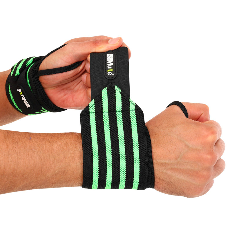 Бинти кистьові для жиму STRENGTH WRIST WRAPS MUTE TA-311 2штуки