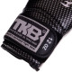 Рукавиці боксерські на липучці шкіряні TOP KING Super Star TKBGSS-01 8-18унцій Чорний-синій