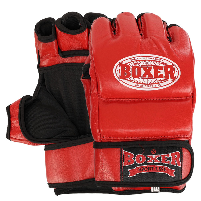 Рукавиці для змішаних єдиноборств MMA BOXER 5020 M-XL Чорний