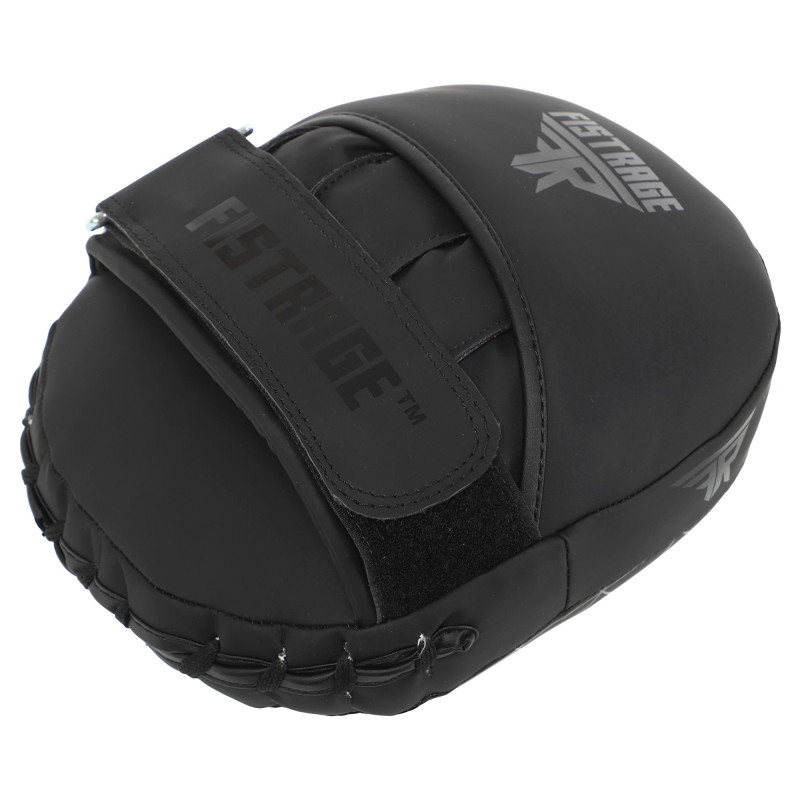Лапа боксерська вигнута тренувальна шкіра FISTRAGE VL-4151 23х19х9см 2штуки
