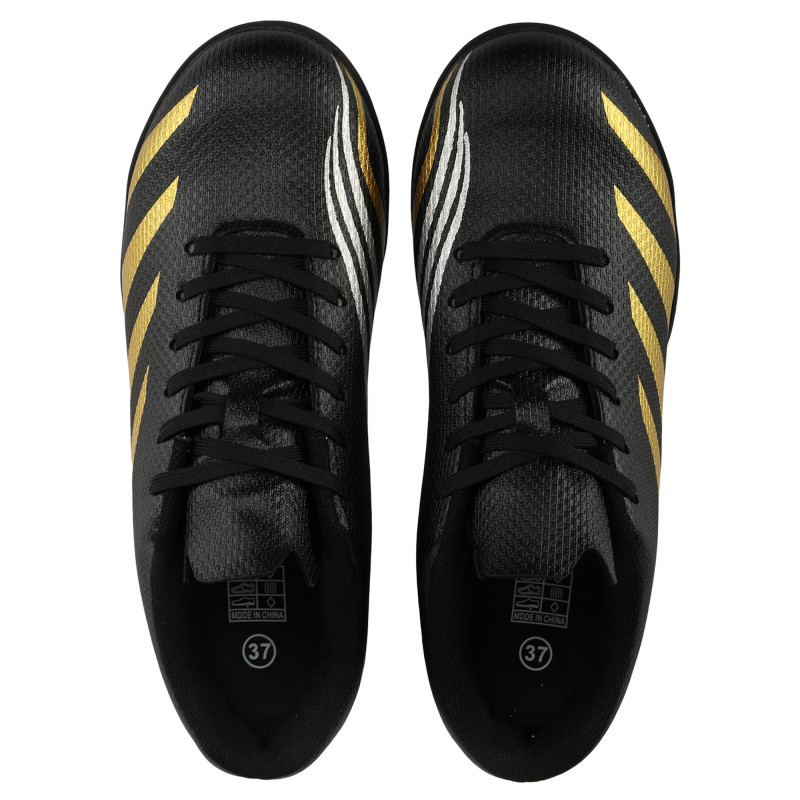 Сороконіжки футбольні дитячі підліткові Sport 2511S-35-39 розмір 35-39 чорний-золотий