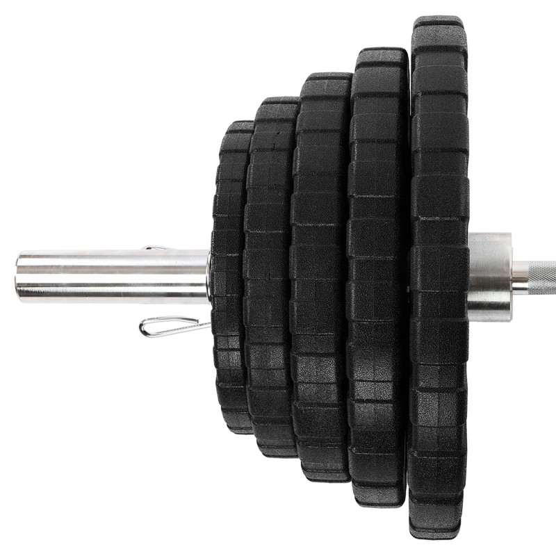 Блини диски CPU покриття 2 Handle металева втулка Zelart TA-3438-25 ø51мм 25кг чорний