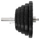 Блини диски CPU покриття 2 Handle металева втулка Zelart TA-3438-25 ø51мм 25кг чорний
