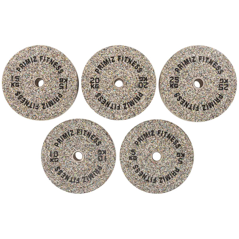 Бамперні диски із структурної гуми Bumper Plates Record TA-4787-15 51мм 15кг сірий