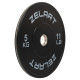 Бамперні диски гумові Bumper Plates Zelart TA-4790-5 51мм 5кг чорний-сірий