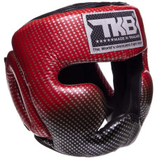 Шолом боксерський з повним захистом шкіряний TOP KING Super Star TKHGSS-01 S-XL Червоний