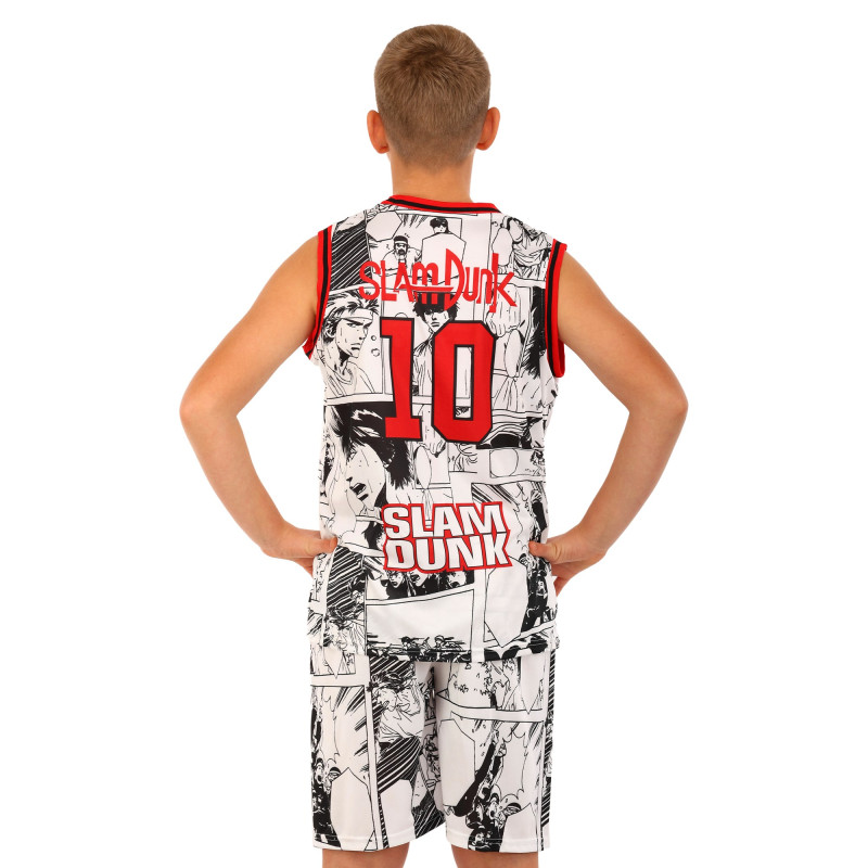 Форма баскетбольна дитяча NBA клуб Shuhoku 10 BA-6609 S-2XL білий-червоний