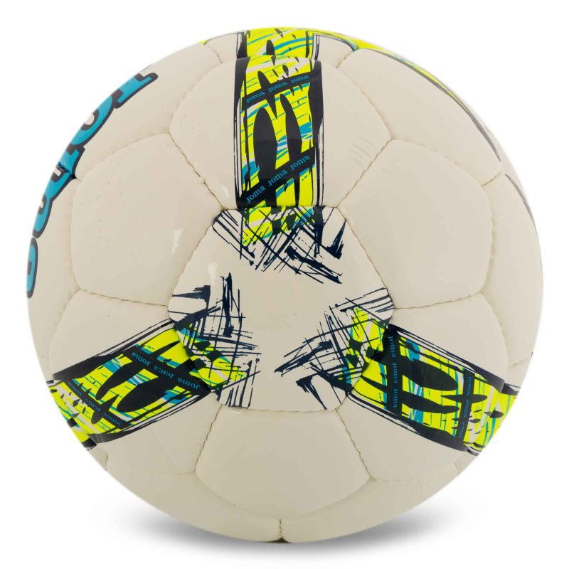 М'яч футбольний Joma DALI II 401412-216-T4 №4 TPU білий-жовтий