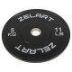 Бамперні диски гумові Bumper Plates Zelart TA-4790-5 51мм 5кг чорний-сірий
